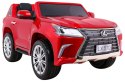 Lexus LX570 Lakierowane Autko dla 2 dzieci Czerwony SUV + Pilot