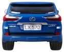 Lexus LX570 Lakierowane Autko dla 2 dzieci Niebieski SUV + Pilot