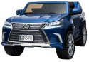 Lexus LX570 Lakierowane Autko dla 2 dzieci Niebieski SUV + Pilot