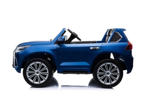 Lexus LX570 Lakierowane Autko dla 2 dzieci Niebieski SUV + Pilot