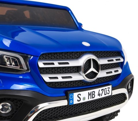 Mercedes Benz X-Class dla dzieci Lakier Niebieski Pickup 4x4