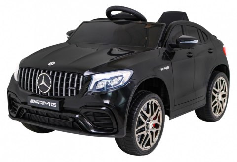 Mercedes Benz GLC63S dla dzieci Czarny Suv + Pilot + Napęd 4x4