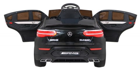 Mercedes Benz GLC63S dla dzieci Czarny Suv + Pilot + Napęd 4x4