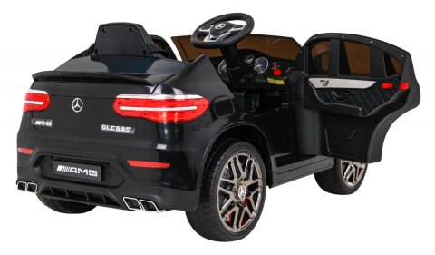 Mercedes Benz GLC63S dla dzieci Czarny Suv + Pilot + Napęd 4x4
