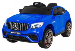 Mercedes Benz GLC63S dla dzieci Niebieski SUV z pilotem