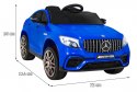 Mercedes Benz GLC63S dla dzieci Niebieski SUV z pilotem
