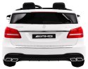 Auto na akumulator Mercedes AMG GLS63 dla dzieci Biały + Lakierowany + 4x4 + Nawiew powietrza