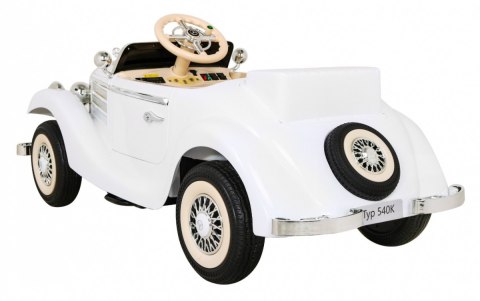 Mercedes Benz Retro 540A dla dzieci Biały