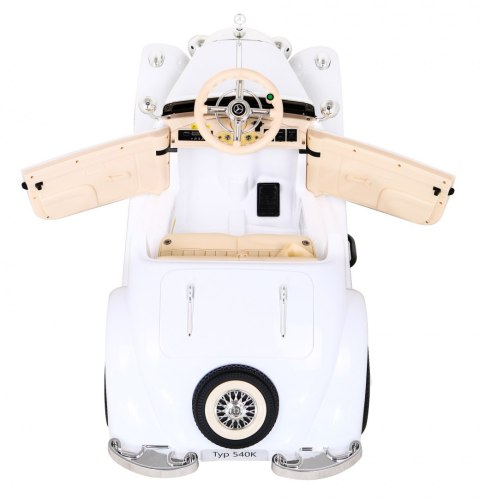 Mercedes Benz Retro 540A dla dzieci Biały