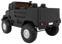 Auto na akumulator Mercedes-Benz Zetros dla dzieci Czarny + 2-osobowy + Bagażnik + Pilot