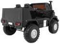 Auto na akumulator Mercedes-Benz Zetros dla dzieci Czarny + 2-osobowy + Bagażnik + Pilot