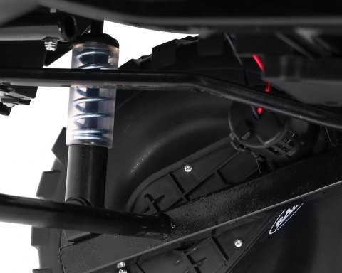 Auto na akumulator Mercedes-Benz Zetros dla dzieci Czarny + 2-osobowy + Bagażnik + Pilot