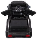 Auto Mercedes G63 6x6 dla dzieci Czarny + 2 Pedały gazu + Regulacja siedzenia + Audio LED + Bagażnik + Kufer dla rodzica