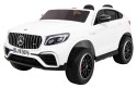 Auto Mercedes GLC 63S dla dzieci Biały SUV + Napęd 4x4