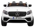 Auto Mercedes GLC 63S dla dzieci Biały SUV + Napęd 4x4