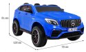 Auto Mercedes GLC 63S dla dzieci - Niebieski SUV + Napęd 4x4