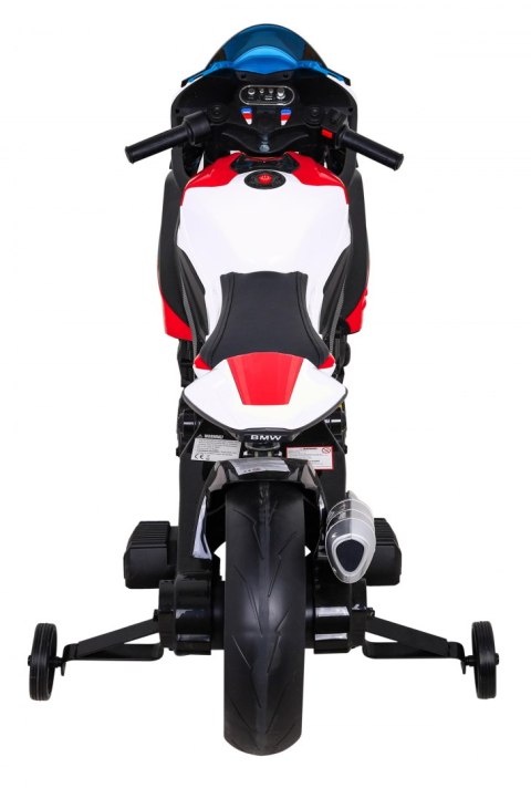 Motor BMW HP4 na akumulator dla dzieci Czerwony + Pomocnicze kółka + Wolny Start + EVA + MP3 LED