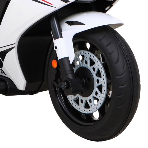 Honda CBR 1000RR Motor na akumulator dla dzieci Biały + Dźwięki MP3 + Kółka pomocnicze