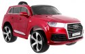 Audi Q7 Lift na akumulator dla dzieci Lakier Czerwony + Pilot + Wolny Start + EVA + MP3 LED