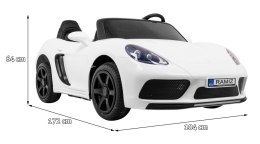 Perfecta Auto dla 2 dzieci Biały