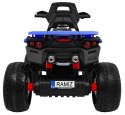Quad Maverick 4x4 Elektryczny Pojazd dla dzieci Niebieski + Koła EVA + Panel audio + LED