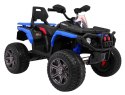 Quad Maverick 4x4 Elektryczny Pojazd dla dzieci Niebieski + Koła EVA + Panel audio + LED
