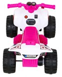 Quad The Fastest na akumulator dla dzieci Różowy + Silnik 25W