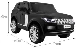 Range Rover HSE 2-osobowe Autko dla dzieci Czarny Suv + Pilot