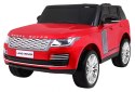 Range Rover HSE Lakierowane Autko dla 2 dzieci Czerwony SUV + Pilot + Panel audio