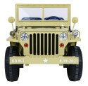 Autko Wojskowe Retro dla 3 dzieci Matcha 4x4