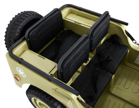 Autko Wojskowe Retro dla 3 dzieci Matcha 4x4