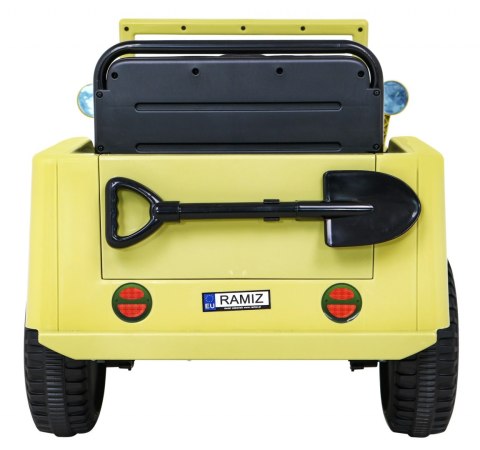 Autko Wojskowe Retro dla dzieci Beżowy + Napęd 4x4