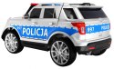 Auto SUV Policja na akumulator dla dzieci + Syreny + Światła + Megafon + Pilot