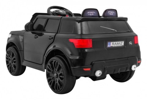 Autko Start Run na akumulator Czarny + Pilot + Bezpieczny SUV