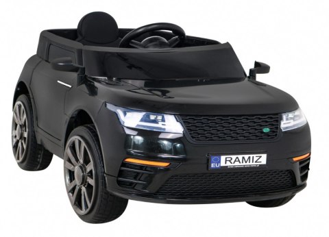 Samochodzik Super-S na akumulator dla dzieci Czarny + Pilot + Wolny Start + Koła EVA + Dźwięki Światła