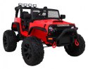 Autko terenowe Brothers na akumulator Czerwony + Pilot + Wolny Start + EVA + LED MP3