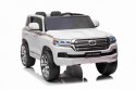 Toyota Land Cruiser na akumulator Biały SUV + Pilot + Schowek