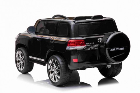 Toyota Land Cruiser, SUV na akumulator Czarny + Pilot + Schowek