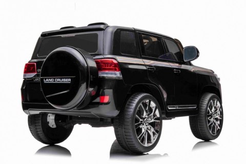 Toyota Land Cruiser, SUV na akumulator Czarny + Pilot + Schowek