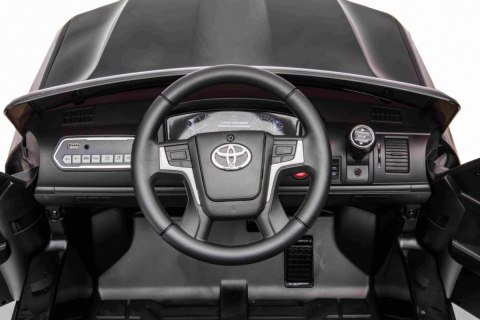 Toyota Land Cruiser, SUV na akumulator Czarny + Pilot + Schowek