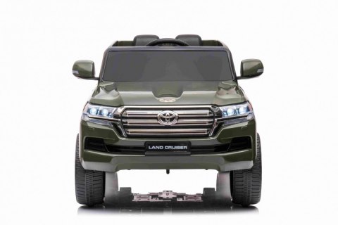 Toyota Land Cruiser na akumulator, Zielony SUV + Pilot + Schowek