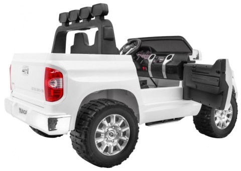 Toyota Tundra XXL dla dzieci, Biały SUV + Pilot + Bagażnik