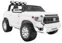 Toyota Tundra XXL dla dzieci, Biały SUV + Pilot + Bagażnik