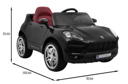 Autko Turbo-S na akumulator dla dzieci Czarny + Pilot