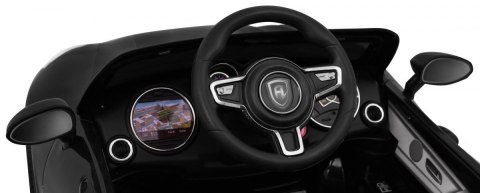 Autko Turbo-S na akumulator dla dzieci Czarny + Pilot
