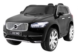 Volvo XC90 - SUV - na akumulator dla dzieci Lakier Czarny + Pilot + Bagażnik