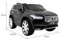 Volvo XC90 - SUV - na akumulator dla dzieci Lakier Czarny + Pilot + Bagażnik