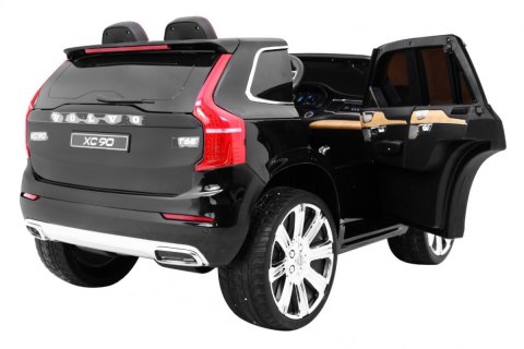 Volvo XC90 - SUV - na akumulator dla dzieci Lakier Czarny + Pilot + Bagażnik