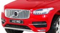 Volvo XC90 - SUV na akumulator dla dzieci Lakier Czerwony + Pilot + Bagażnik