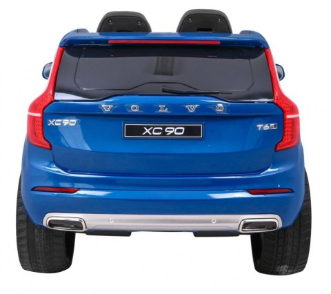 Volvo XC90 na akumulator dla dzieci - SUV - Lakier Niebieski + Pilot + Bagażnik